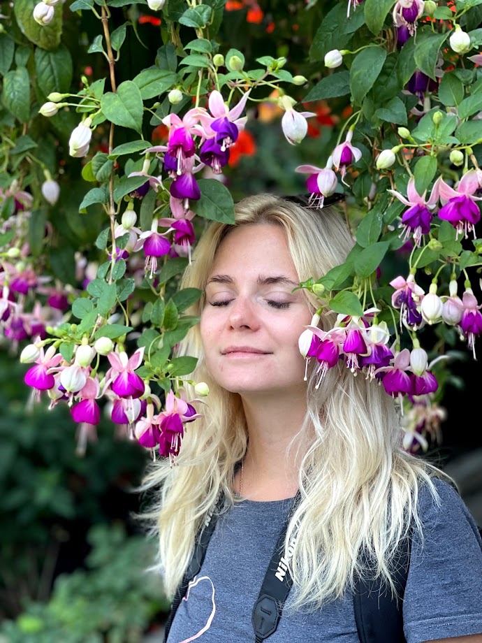 Anna Osmon and awesome spring blossoming